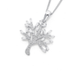 Sterling Silver Cubic Zirconia Tree of Life Pendant
