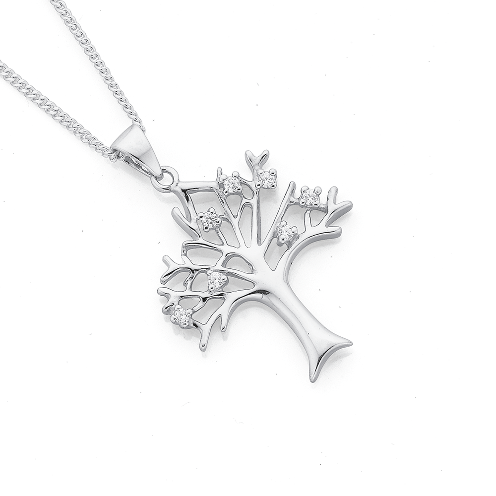 Small Silver Tree of Life Necklace | Celtic Rings Ltd