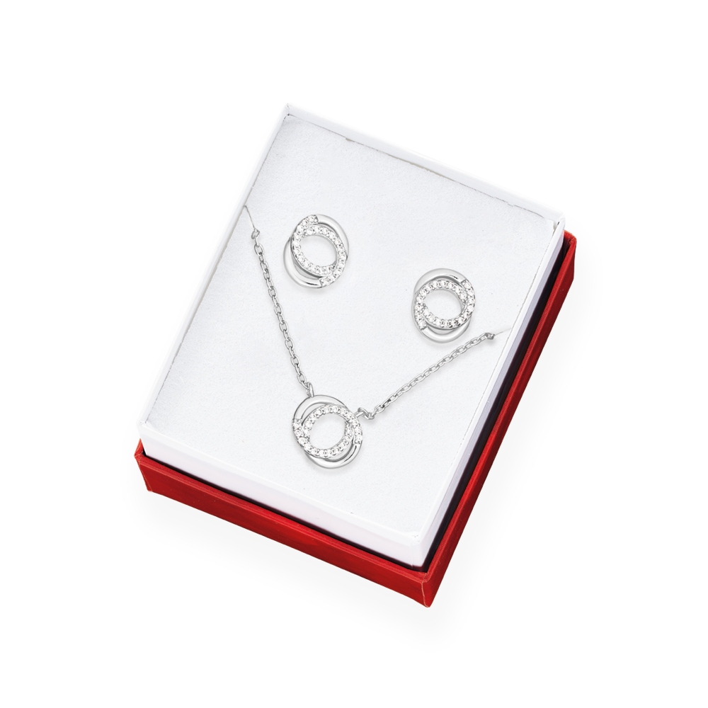 OFFER $999 - PANDORA NECKLACE + RING + HEART EARRING SET – ZOCALO ONLINE
