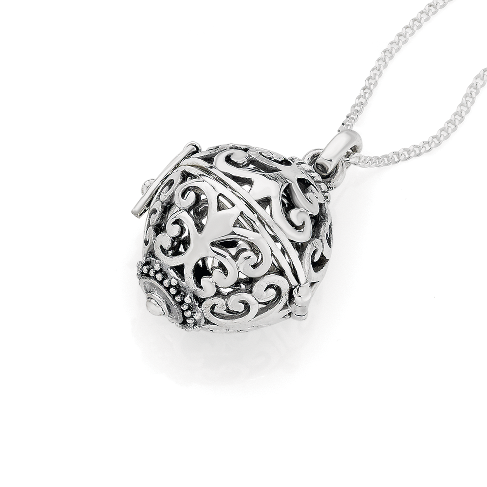 Sterling Silver Filigree Harmony Ball 
