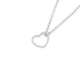 Sterling Silver Heart On Chain