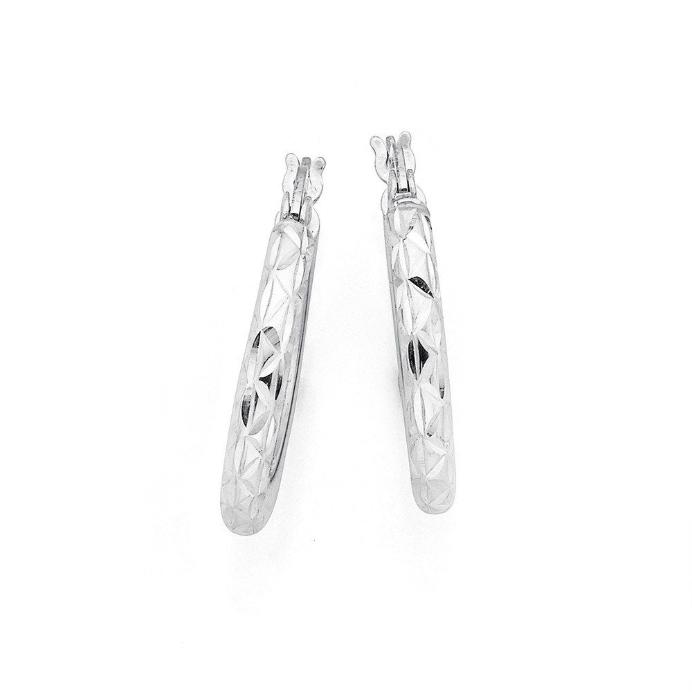 Sterling Silver Pascoes Jewellery Ear Hoops Sterling Silver Hoop