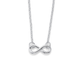 Sterling Silver Mini Infinity Necklet