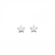 Sterling Silver Mini Star Stud Earrings