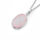 Sterling Silver Pink Mother of Pearl Pendant