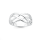 Sterling Silver Plaited Ring
