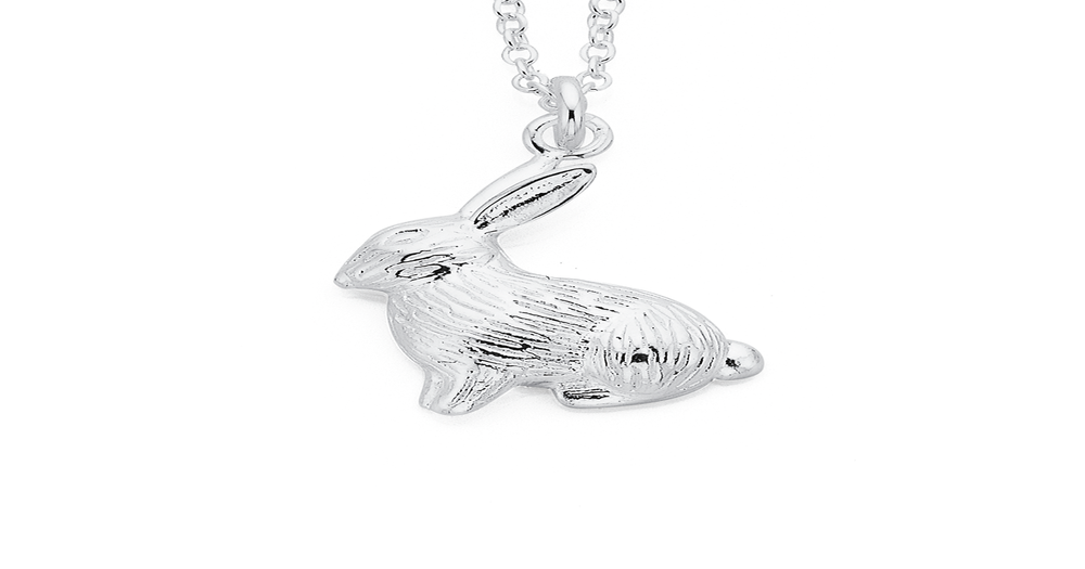 Sterling Silver Rabbit Necklet Pascoes