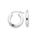 Sterling Silver Square Edge Hoops