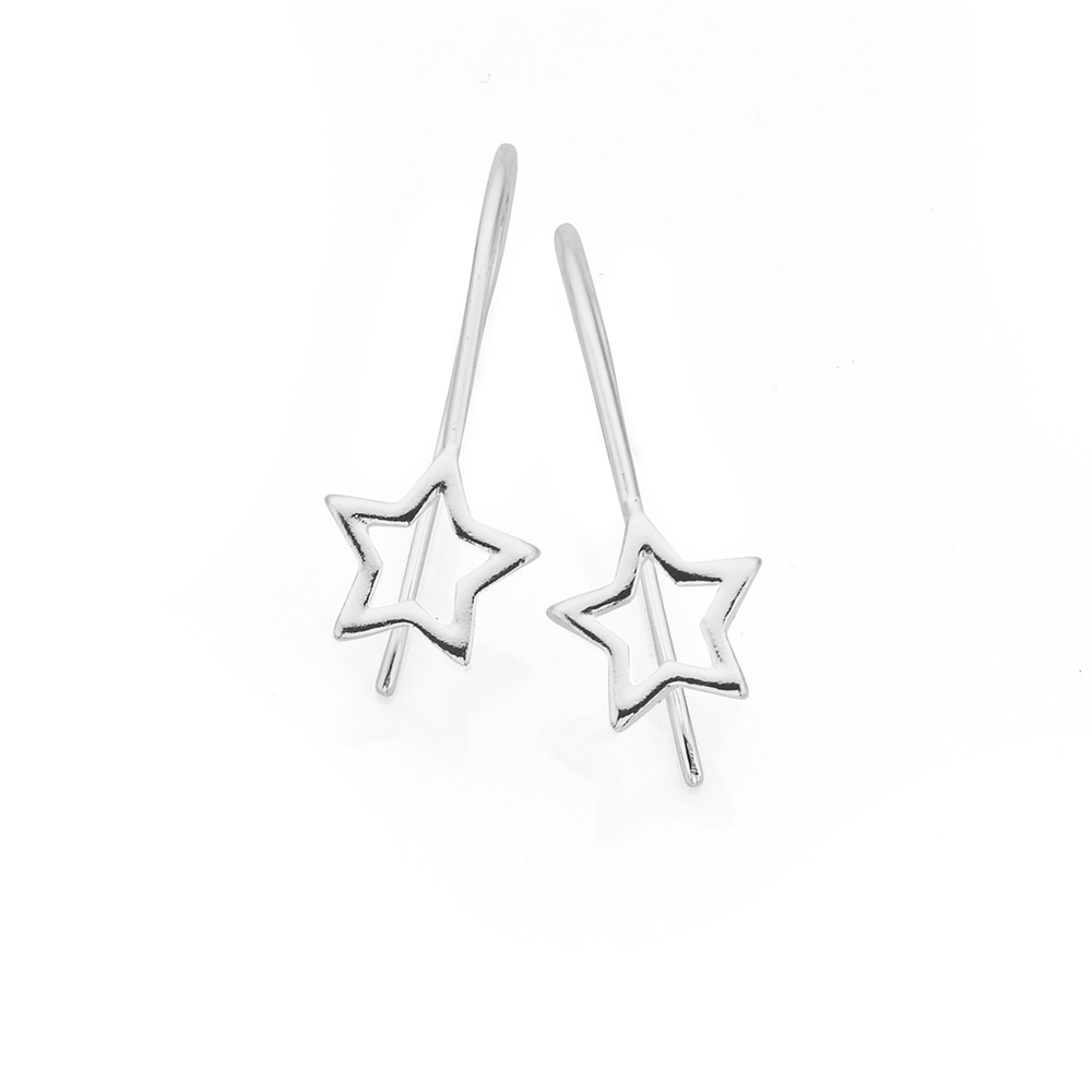 Star hook earrings shop