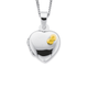 Sterling Silver & Yellow Gold Heart Locket