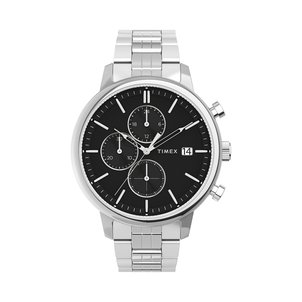 Timex Chicago Chronograph Watch in Silver | Pascoes