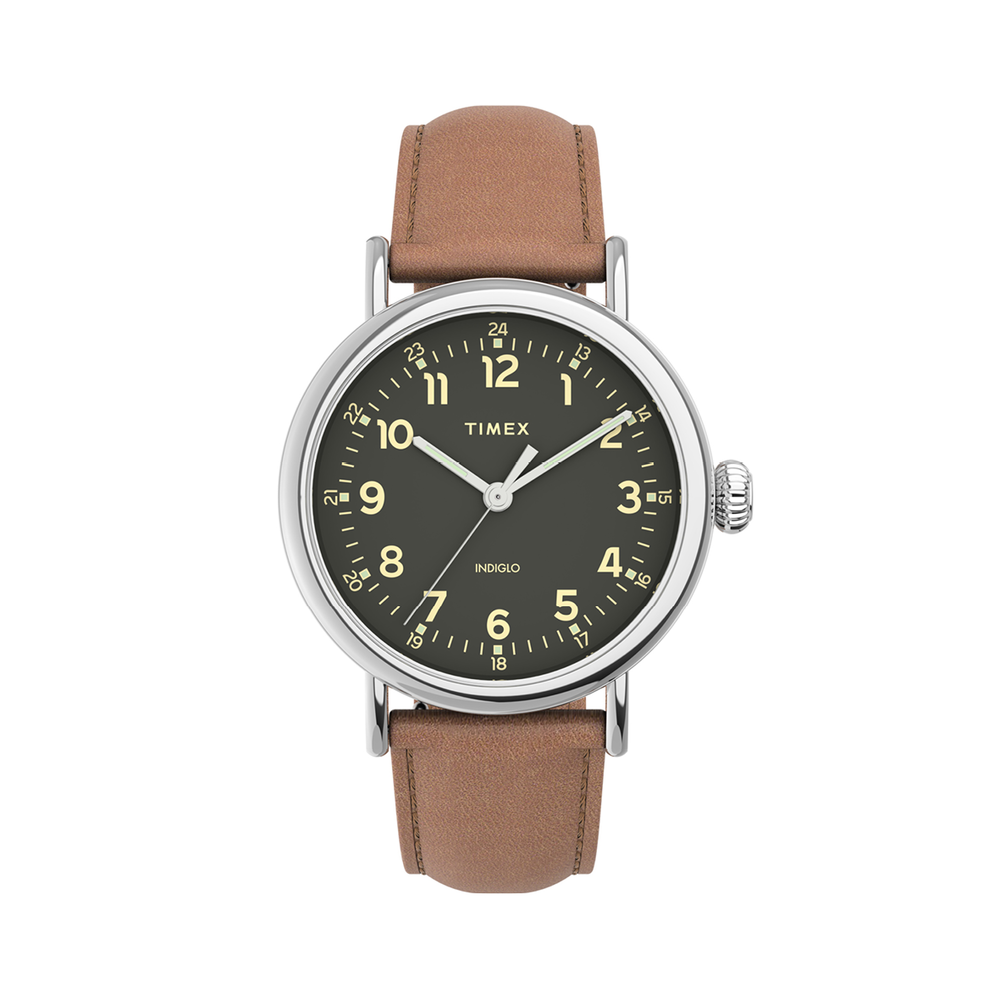 Timex watch leather band hotsell