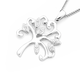 Tree of Life Cubic Zirconia Pendant in Sterling Silver
